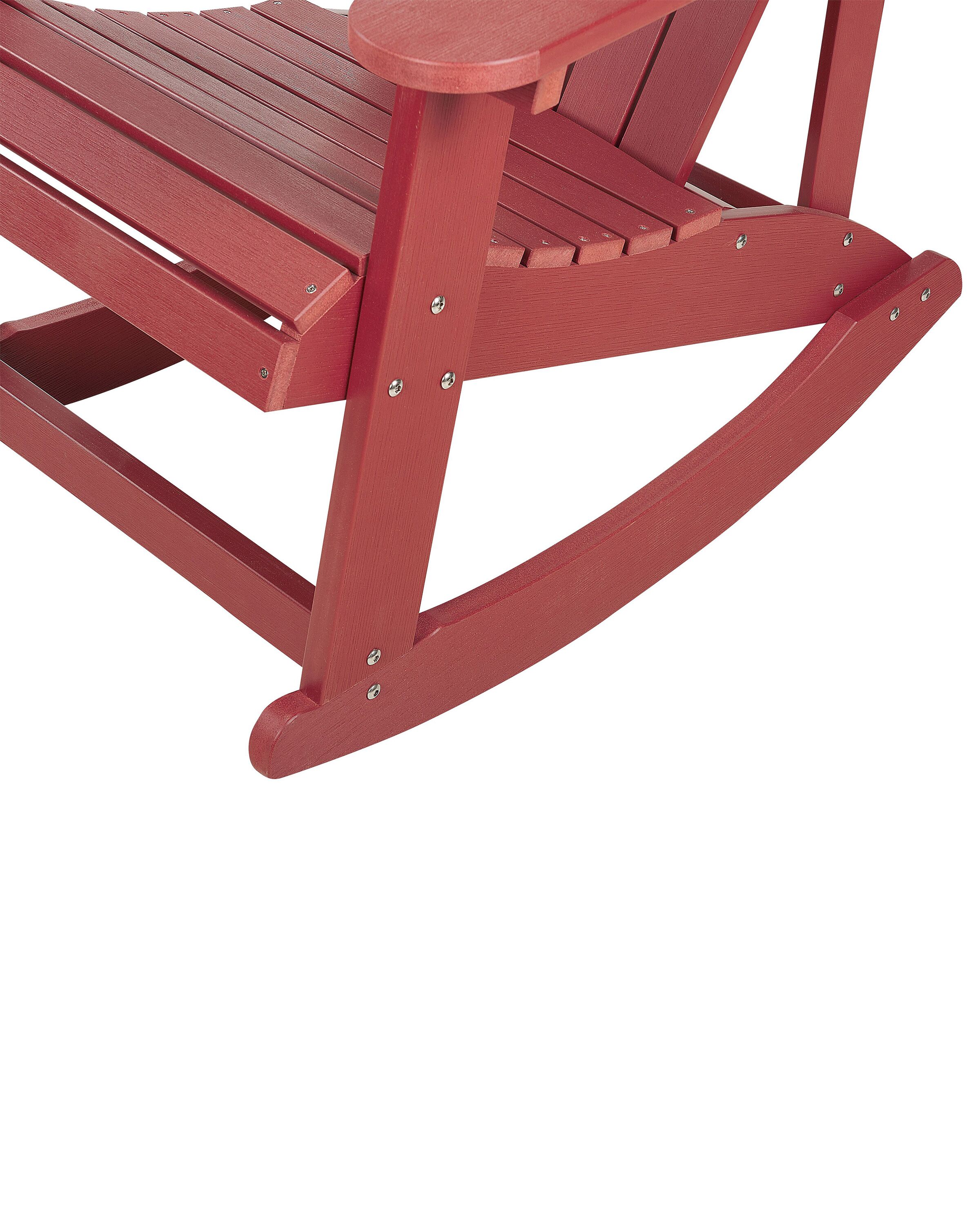 Garden Rocking Chair ADIRONDACK Red | Beliani.co.uk
