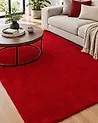 Shaggy Rug DEMRE Red 160 x 230 cm
