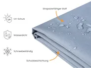 Regenschutzhülle CHUVA 169 cm 66 cm 69 cm Grau_929775
