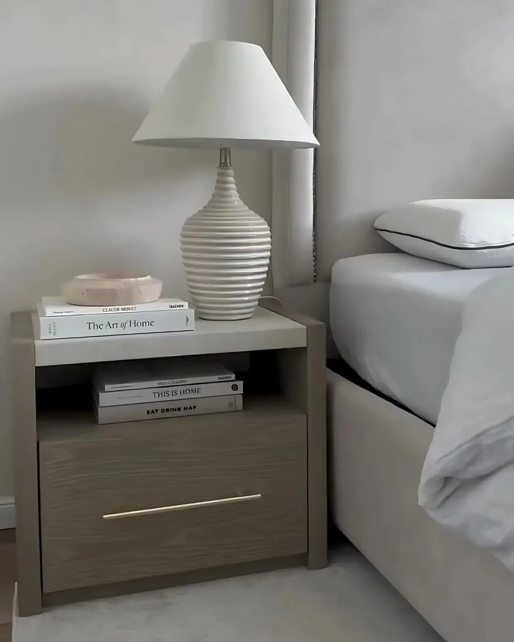 Table Lamp CELESTE Ceramic Beige_953727
