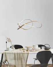 LED Pendant Lamp TUMEN Metal Gold_903610