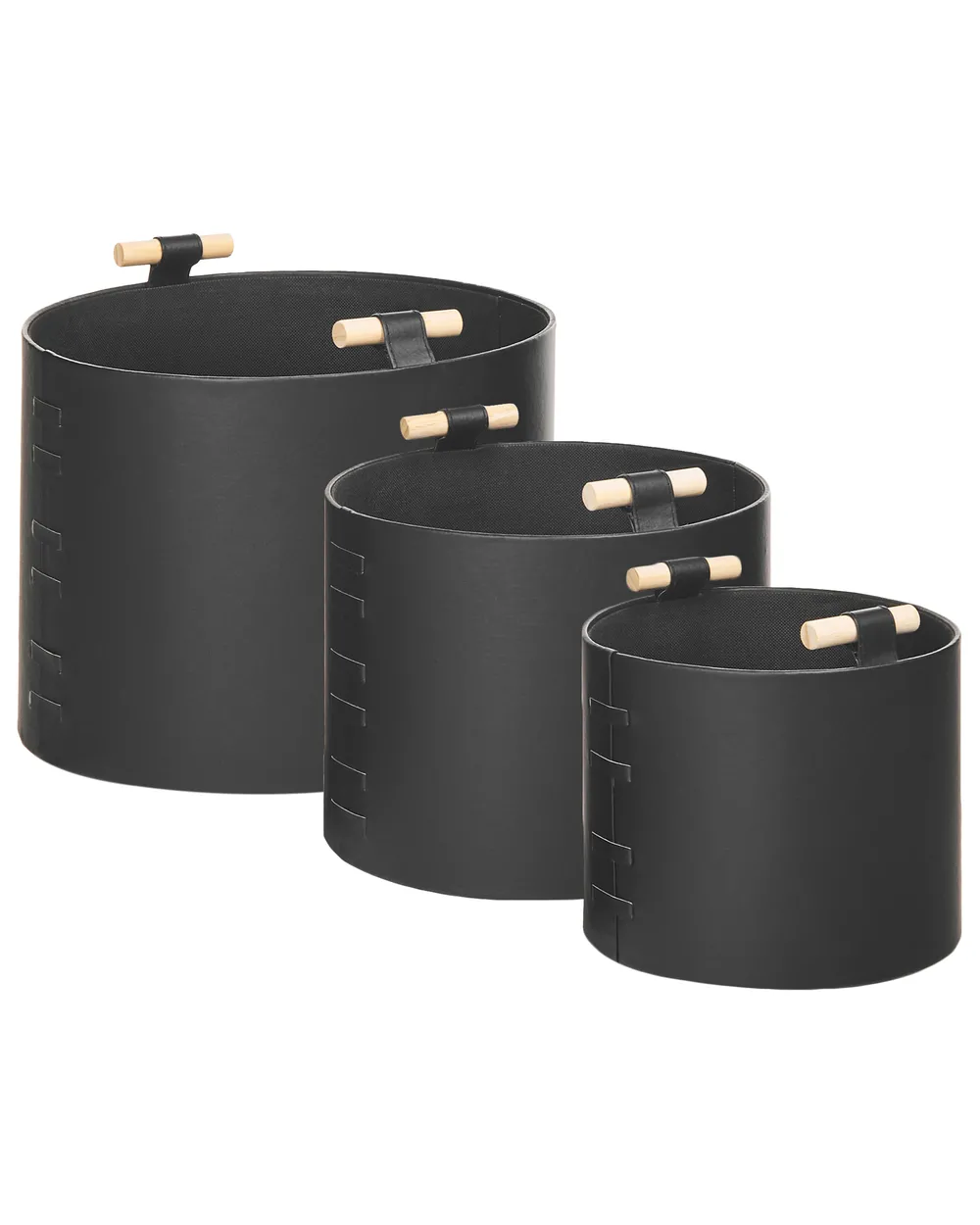 Set di 2 cestini CHINIOT Cotone Naturale