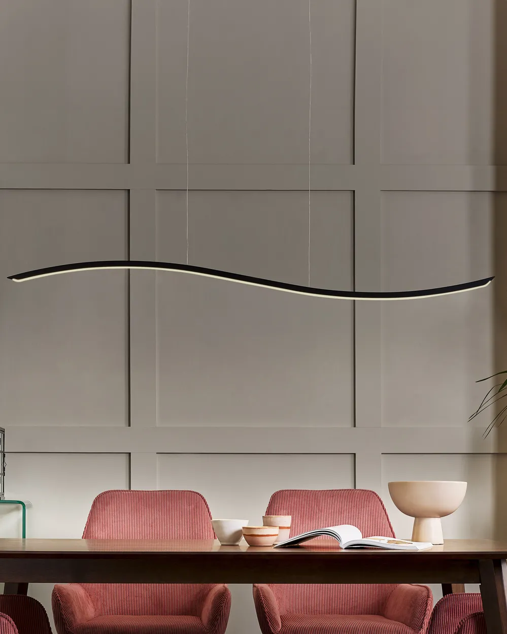 Lampa wisząca LED CALAO Metal Czarny
