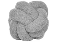 Zestaw 2 poduszek dekoracyjnych MALNI 19 x 19 cm Boucle Szary Jednolity_854845