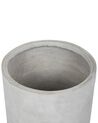 Vaso per piante grigio 34 x 34 x 33 cm MESSENE_853279