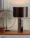 Table Lamp AIKEN Porcelain Black