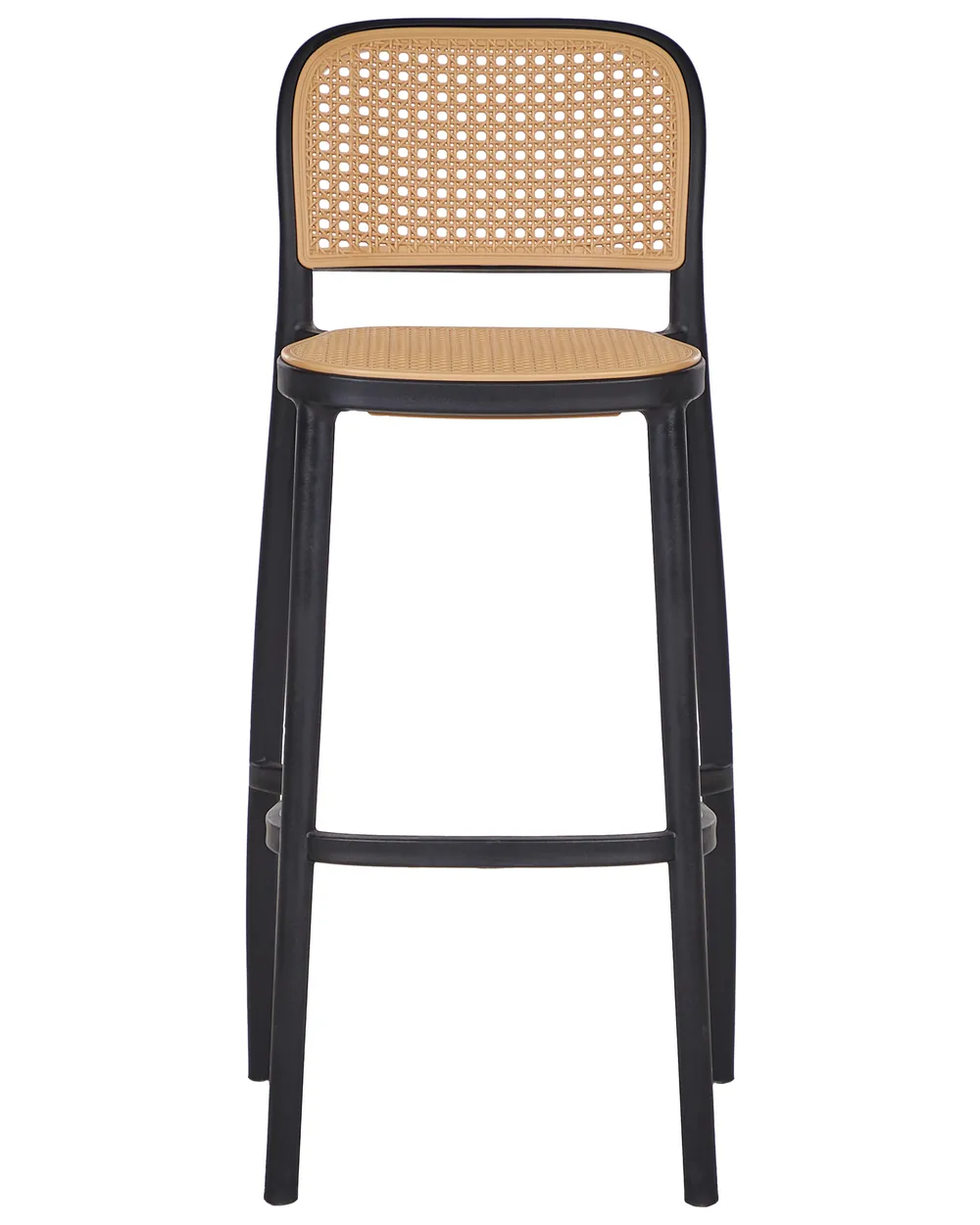 Set di 4 sedie alte PLOSE Materiale sintetico Beige_935419