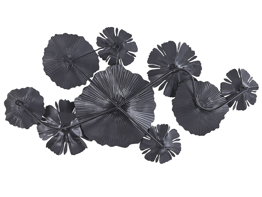 5 Fiori Metallici Per Decorazione Parete - Riutilizzabili, Argento D, Per Casa E Feste - Foto 3