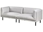 Divano 3 posti VORGOD Tessuto Grigio chiaro_996624