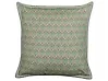 Cojín decorativo PICTUS 45 x 45 cm Terciopelo Verde Patrón de plantas