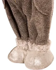 Set of 2 Christmas Decorations PAROLA 39/54 cm Gnome Brown_1174982