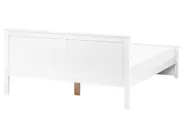Bed Pine Wood SABRAN 160 x 200 cm (EU King Size) White_1061282