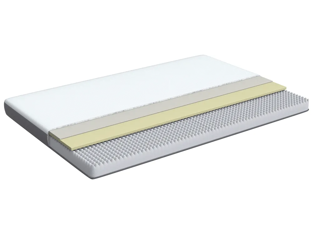 Colchón Viscoelástico Duro De Poliéster Con Funda Extraíble 180 X 200