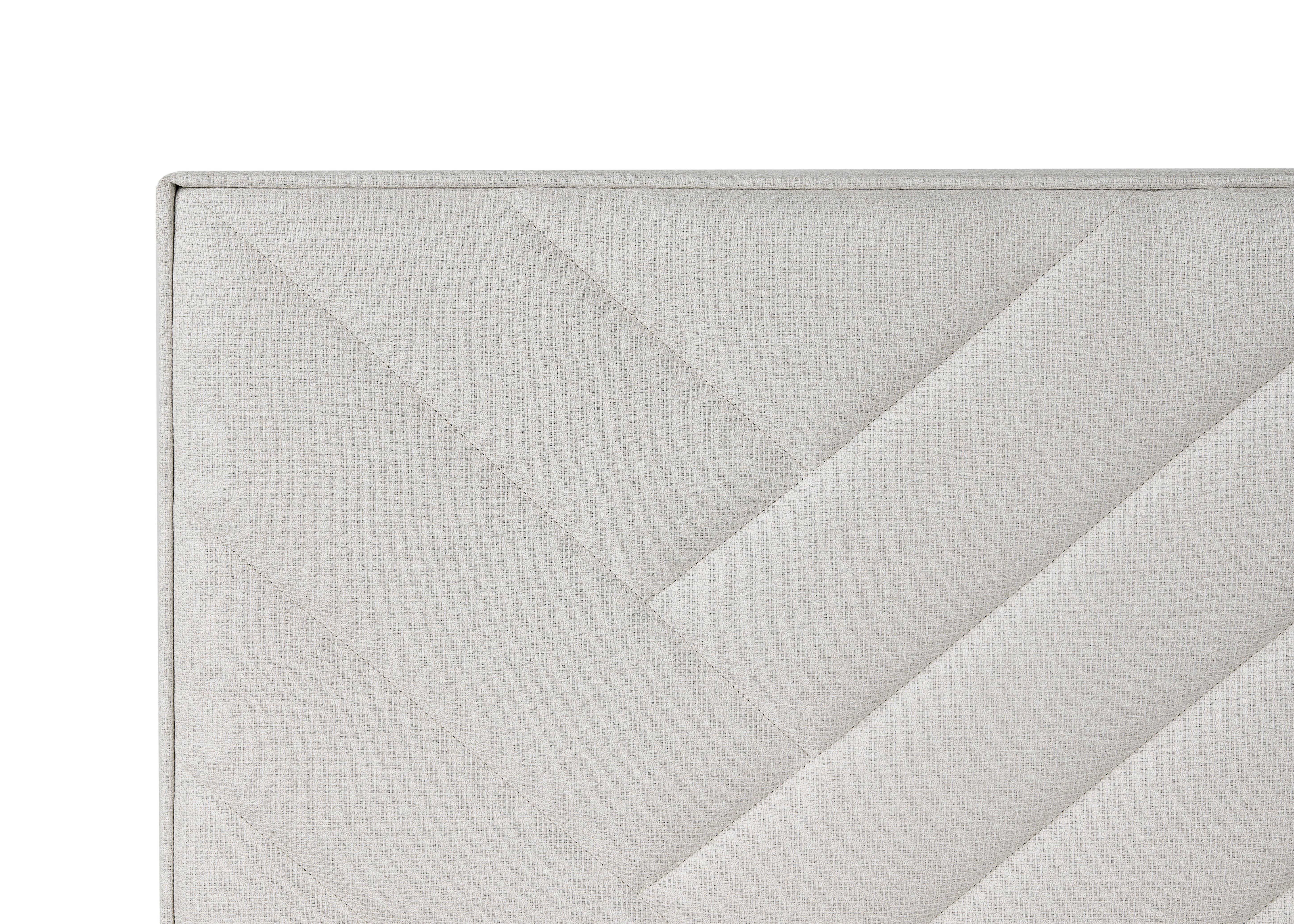 Boxspringbett mit Stauraum ESQUIRE Stoff Cremeweiß 160 x 200 cm_1016119