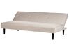 Sofá-cama de 3 lugares em tecido creme VISBY_919145