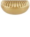 Jarrón decorativo de gres dorado 20 cm CERCEI_818246