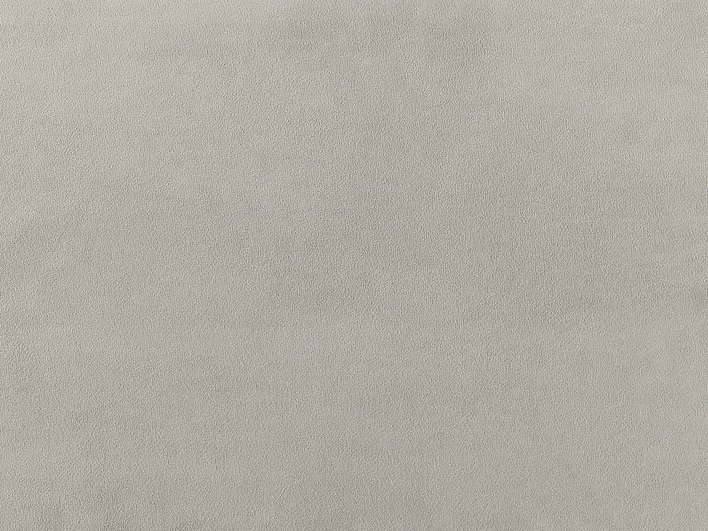 Bett mit Lattenrost Samtstoff CHALEIX 140 x 200 cm Hellgrau_844543