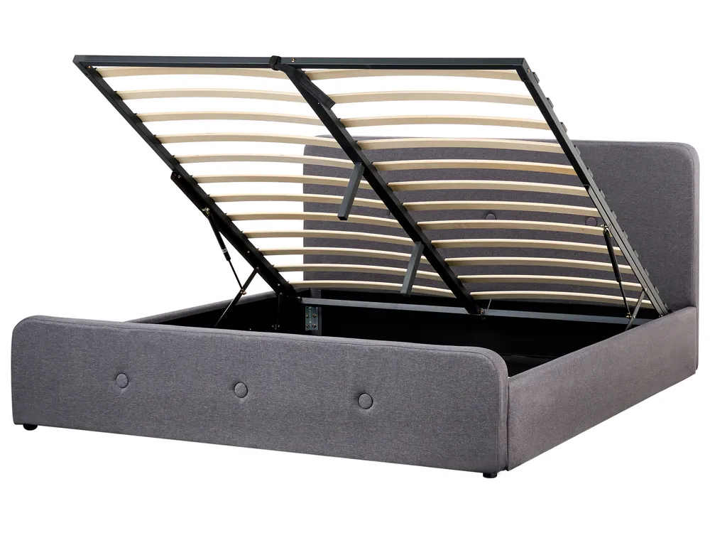 Beliani Letto Divano Allungabile In Metallo Nero, Da 90 A 180 Cm, Con Rete A Doghe. Design Romantico E Classico Per La Camera Da Letto.