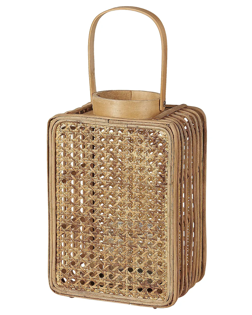 Lantern BANTUL 28 cm PE Rattan Natural