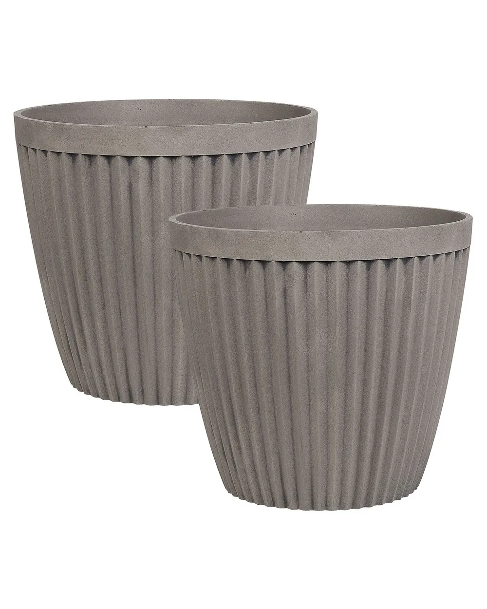 Zestaw 2 donic POKA 36 cm Beżowoszary