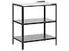 Outdoor Kitchen Island VILAMA Black Metal