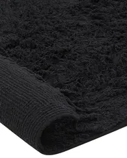 Rug BITLIS Black 140 x 200 cm Cotton_837656