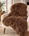 Sheepskin Rug ULURU Brown 65 x 110 cm