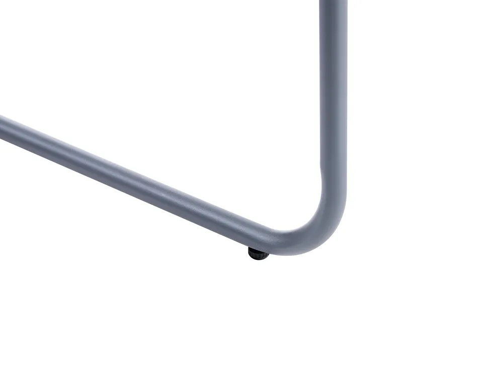 Set da giardino con tavolo 2 posti PASTO Metallo Grigio scuro_1057486