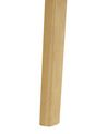 Esszimmerstuhl Bouclé heller Holzfarbton / hellbeige 2er Set MAROA_934318