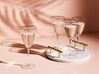 Set of 4 Gold-Rimmed Wine Glasses 38 cl TOPAZ_912953