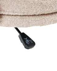 Desk Chair GRANBY Boucle Light Beige_1060397