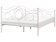 Cama Metal LYRA 160 x 200 cm Creme claro_1162027