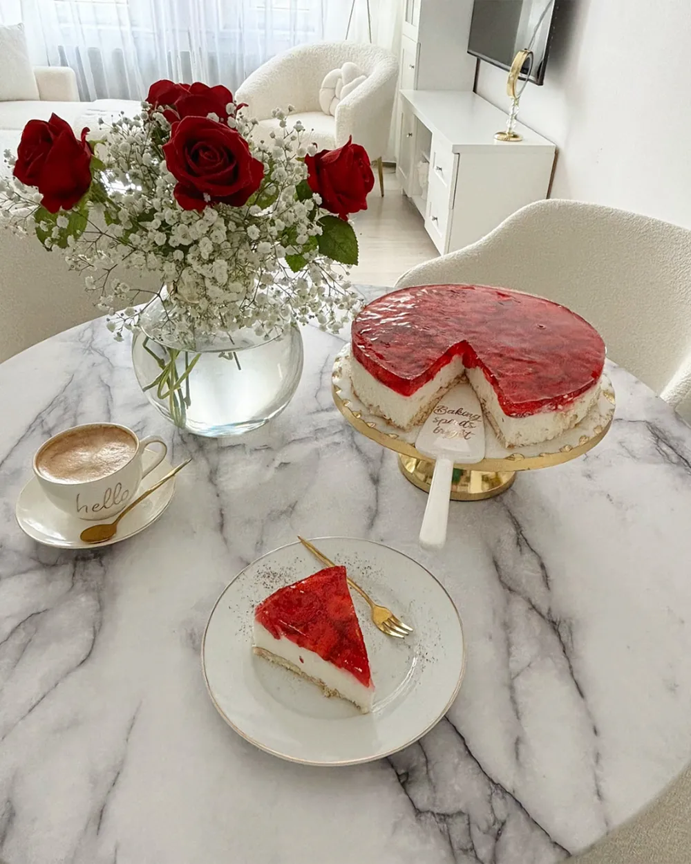 Patera marmurowa złoto-biała GREWENA_978732