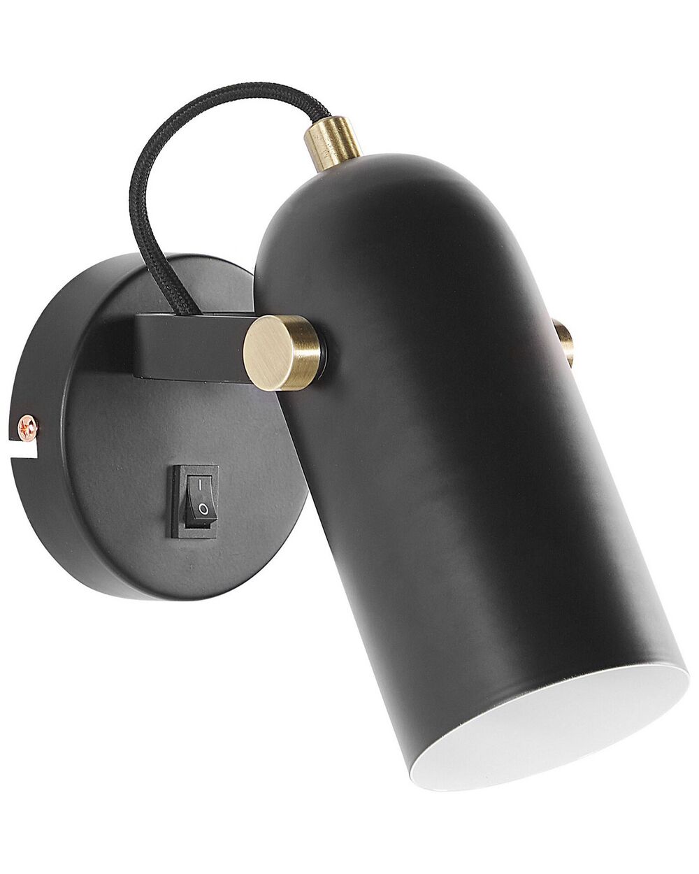 Spotlight lampe TYRIA Justerbar Metal Sort