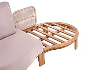 Sofa ogrodowa dla 3 osób ARZELLO Drewno akacjowe Jasnobrązowy_1163975
