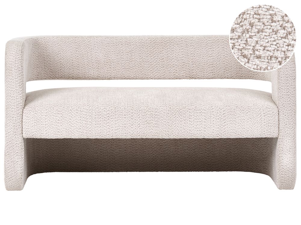 Sofa 2 Seater VIDSEL Chenille Beige