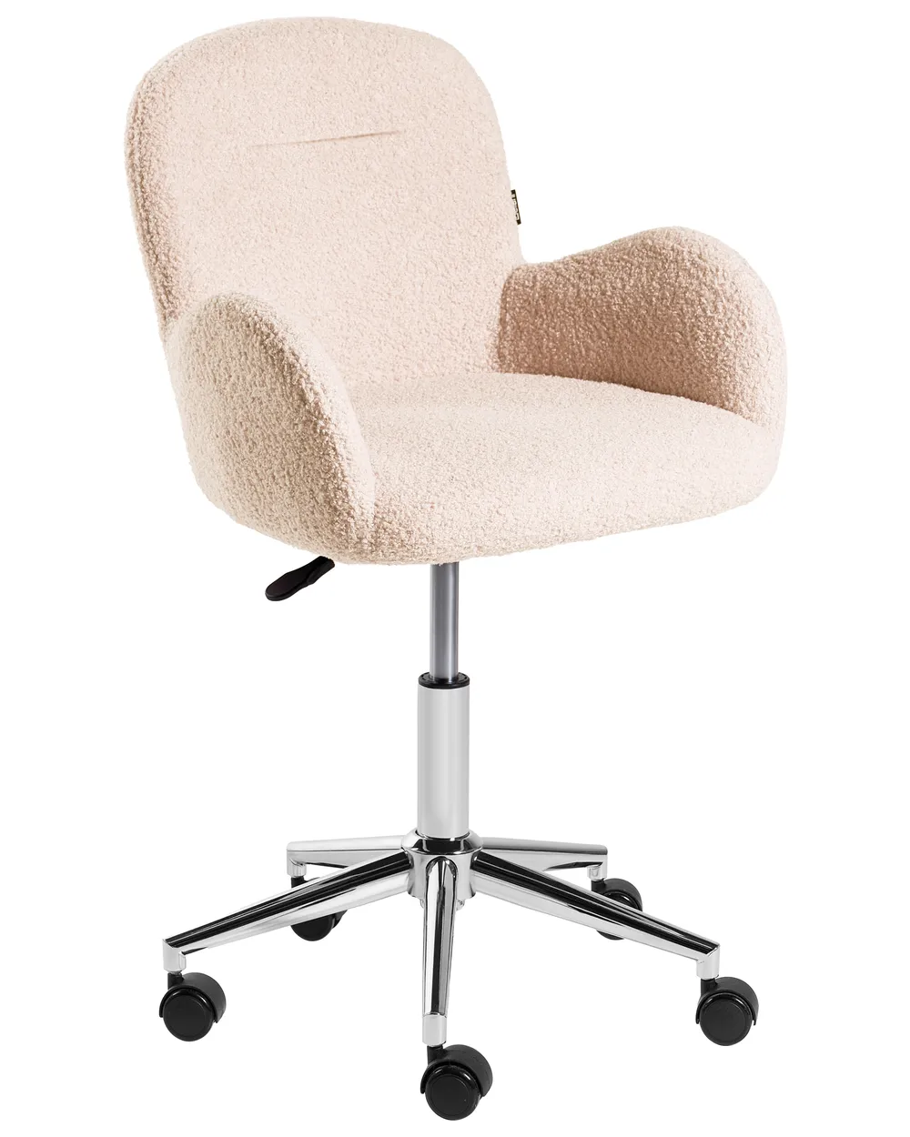 Desk Chair PRIDDY Boucle Light Beige_1101211