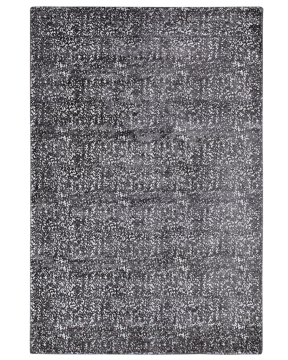 Teppich ESEL Silber 140 x 200 cm Viskose