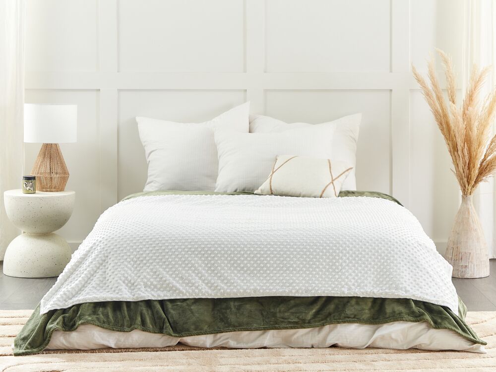 Weighted Blanket Cover 800 CALLISTO 120 x 180 cm White