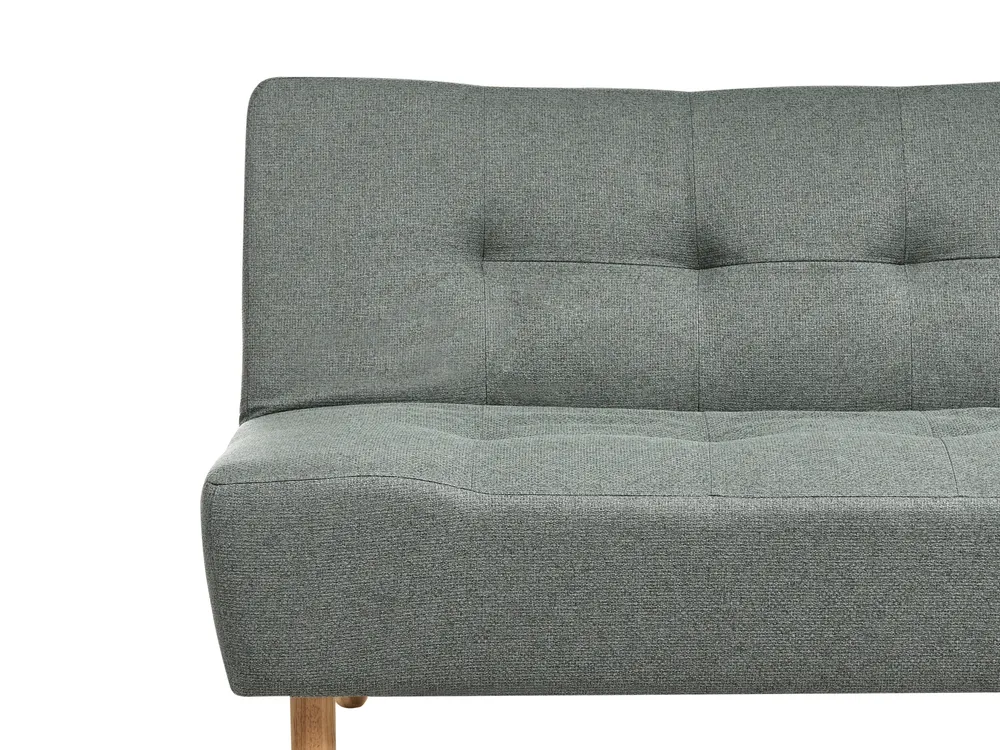 Modular Corner Sofa Bed 4 Seater ALSTEN Fabric Green Left Hand_1003837