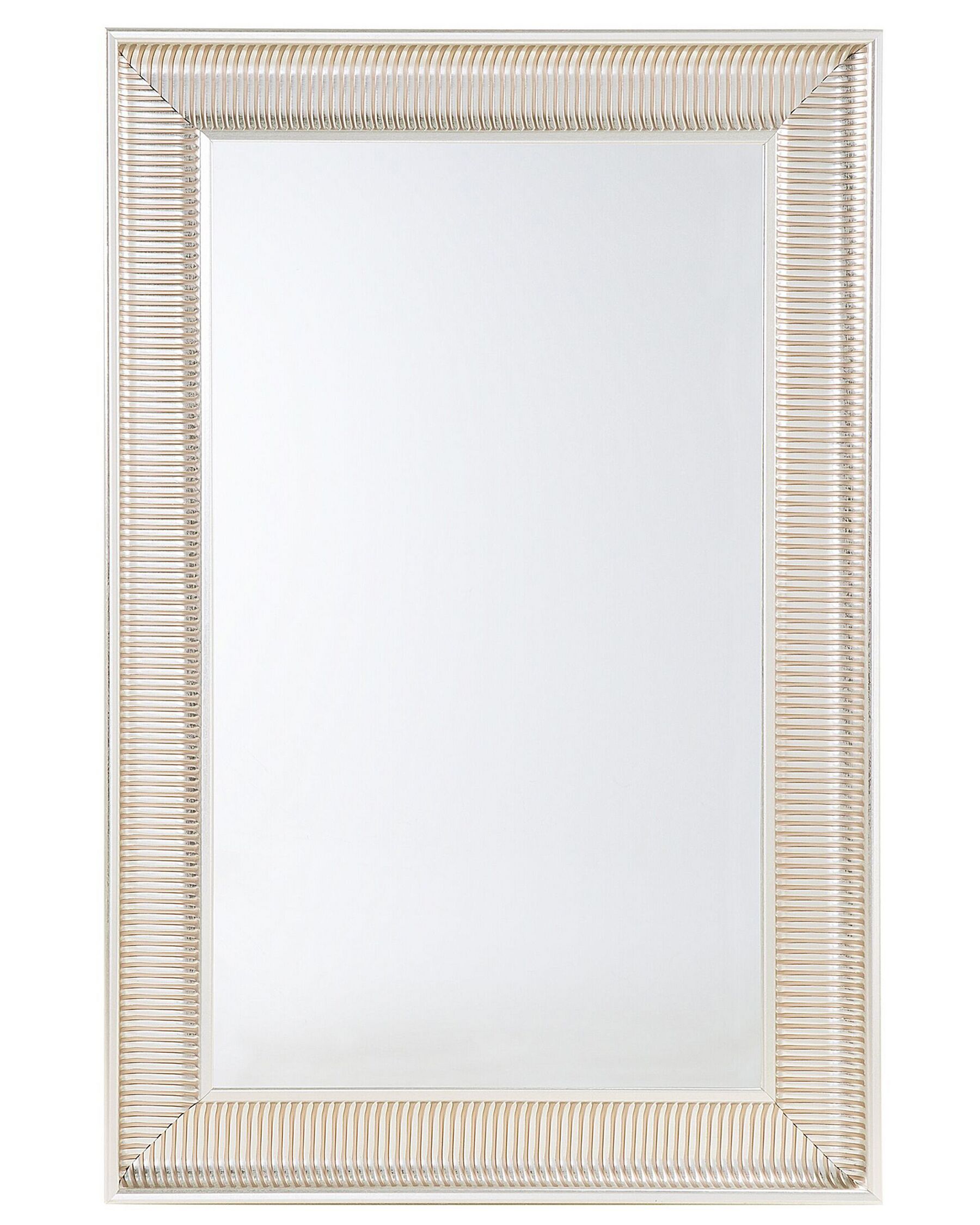 Nástenné zrkadlo v zlatej a striebornej 60 x 90 cm CASSIS_803341