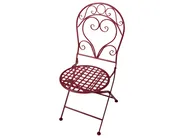 Zestaw mebli balkonowych ALBINIA Metal Burgundowy_1016247