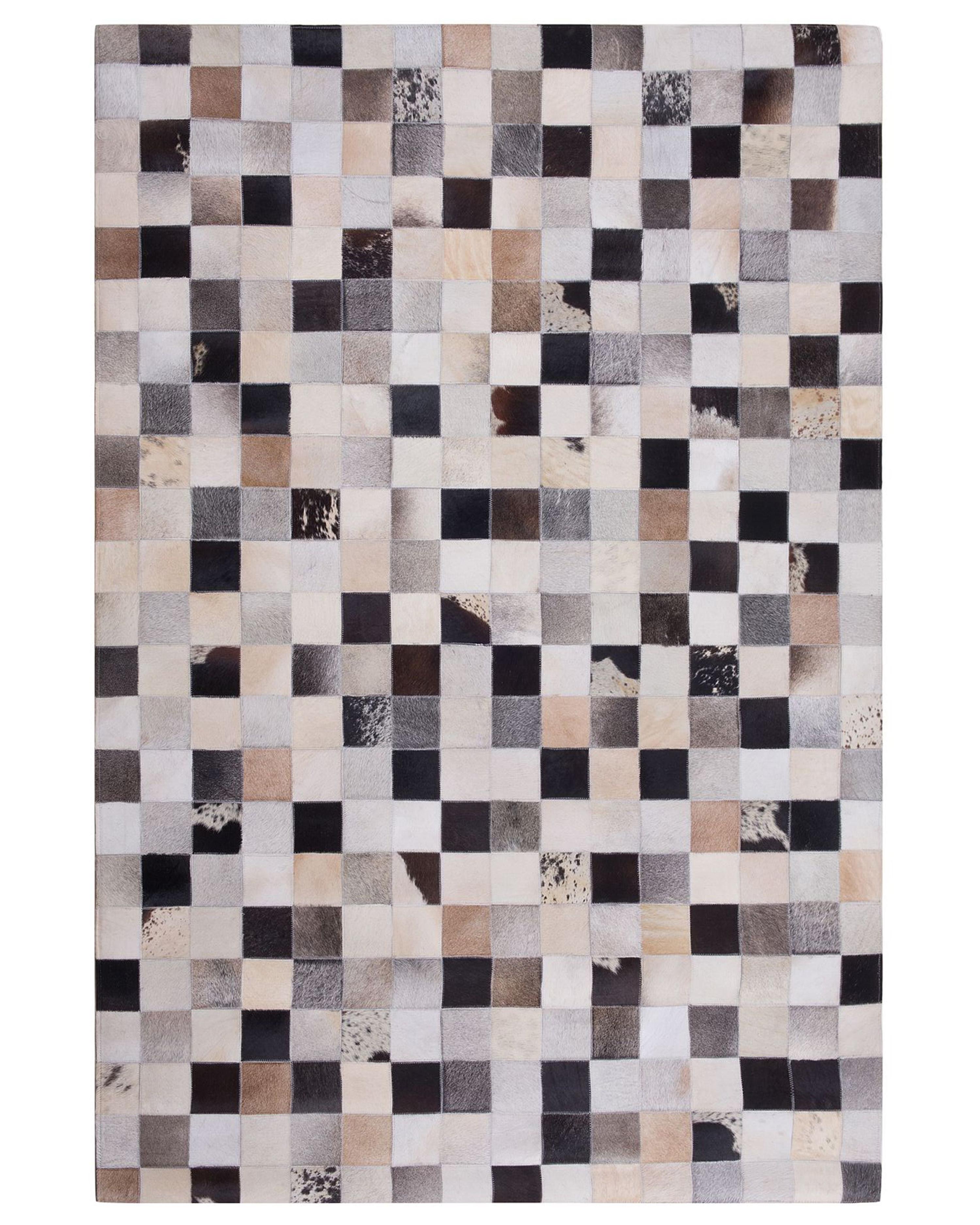 Cowhide Area Rug 160 x 230 cm Brown RIZE_806253