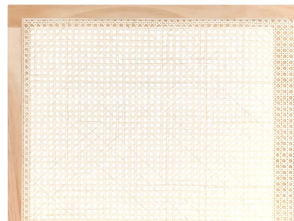 Bett mit Lattenrost Kiefernholz SALERNAS 160 x 200 cm Hellbraun_977054