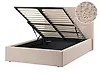 Ottoman Bed LORIENT Boucle Beige 120 x 200 cm (EU Small Double)