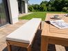 Coussin de banquette MONSANO 168 x 35 cm Blanc cassé