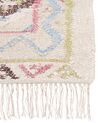 Teppich Jute mehrfarbig 80 x 150 cm orientalisches Muster Kurzflor TERKOS_852660