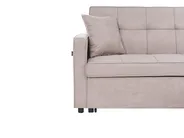 Sofa Bed 3 Seater GLOMMA Fabric Taupe_1059610