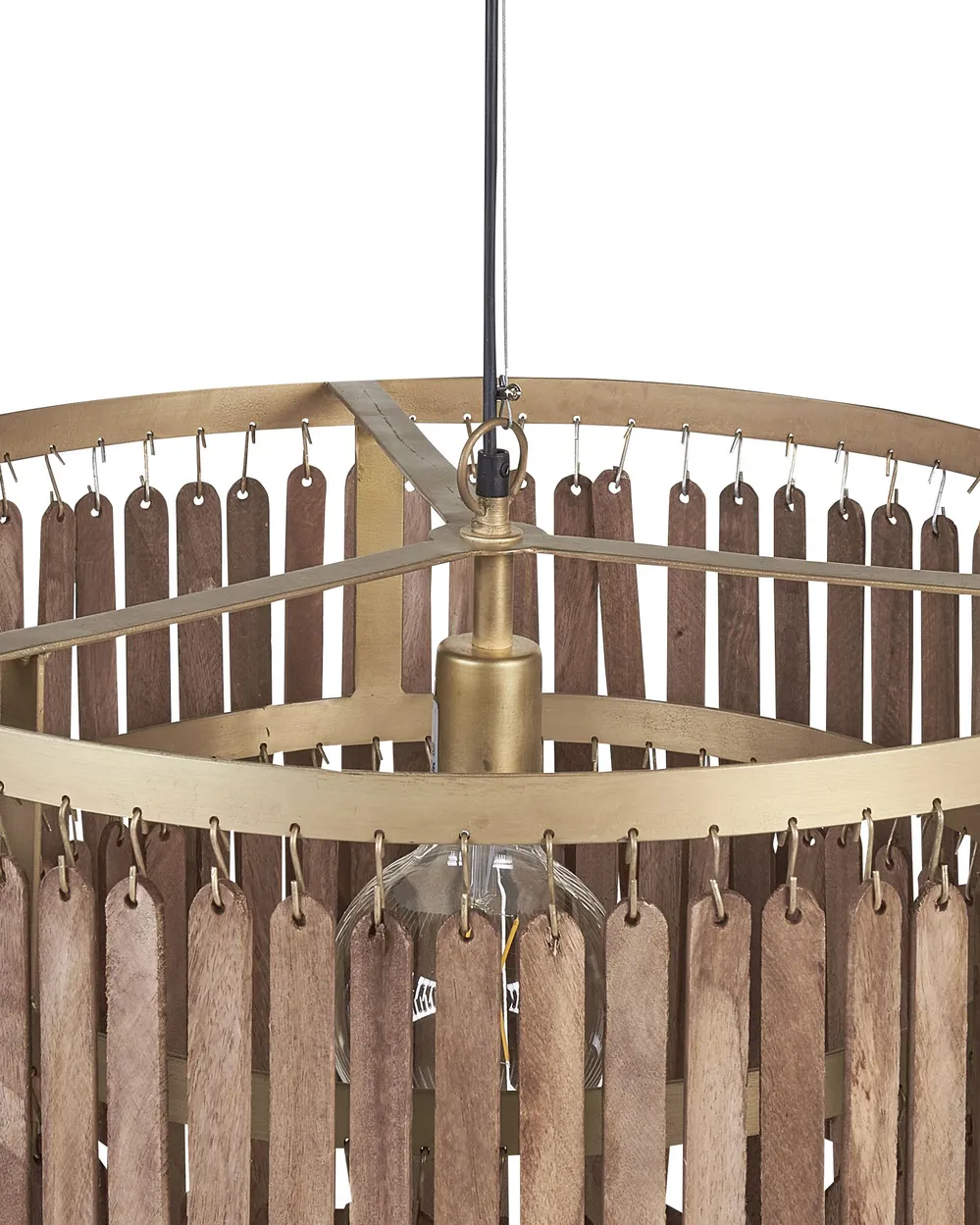 Pendant Lamp KAVERI Mango Wood Brown_867762