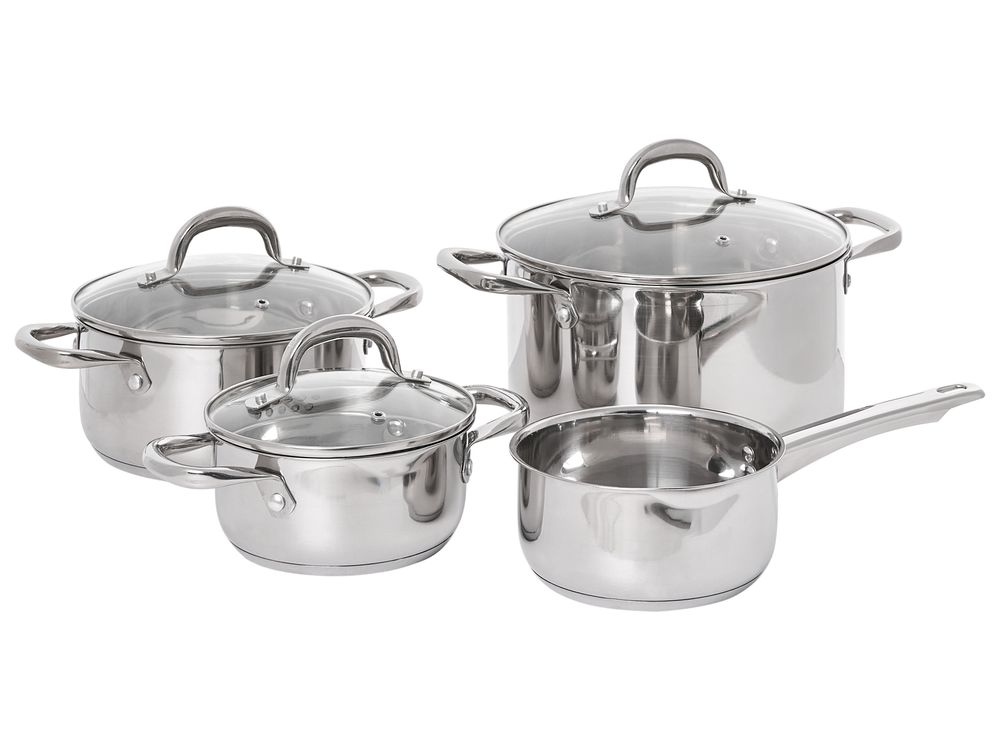 Sada 7 hrnců PRIMECOOK Nerezová ocel Stříbrná